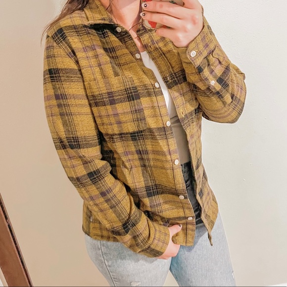 The North Face Tops - The North Face Plaid Cotton Button Down Shirt Sz L